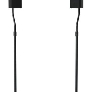 Speaker Stands Pair for Satellite & Bookshelf Speakers up to 3.5lbs – 10” Height